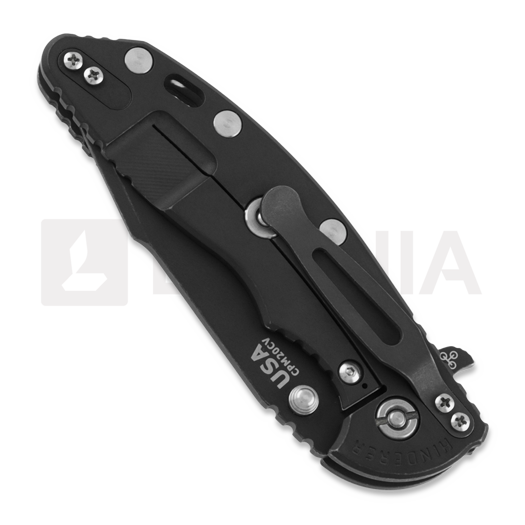 Hinderer 3.5 XM-18 Skinny Harpoon Spanto Tri-Way Battle Black Black G10 sulankstomas peilis