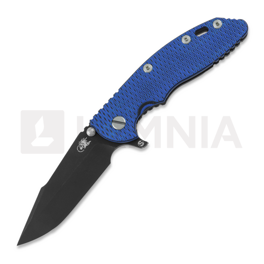 Couteau pliant Hinderer 3.5 XM-18 Skinny Harpoon Spanto Tri-Way Battle Black Blue/Black G10