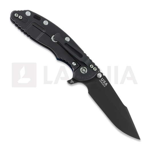Hinderer 3.5 XM-18 Skinny Harpoon Spanto Tri-Way Battle Black Blue/Black G10 foldekniv