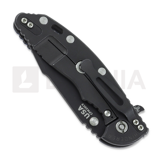 Hinderer 3.5 XM-18 Skinny Harpoon Spanto Tri-Way Battle Black Blue/Black G10 foldekniv