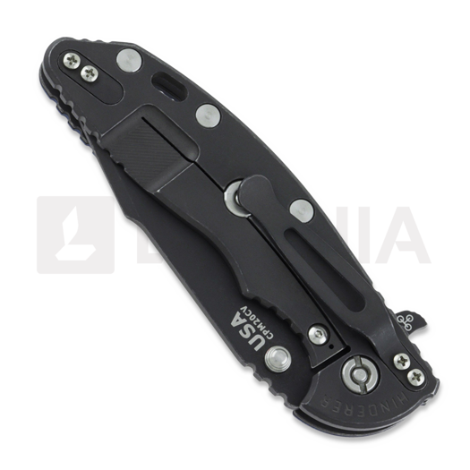 Hinderer 3.5 XM-18 Skinny Harpoon Spanto Tri-Way Battle Black Blue/Black G10 kääntöveitsi