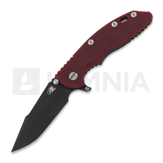 มีดพับ Hinderer 3.5 XM-18 Skinny Harpoon Spanto Tri-Way Battle Black Red G10