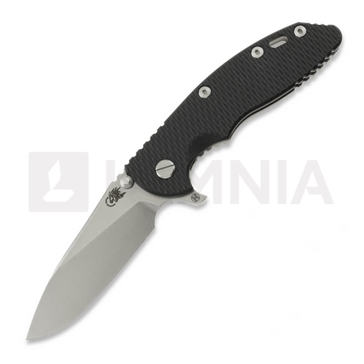Saliekams nazis Hinderer 3.5 XM-18 Slicer Hollow Grind Magnacut Stonewash Bronze Black G10