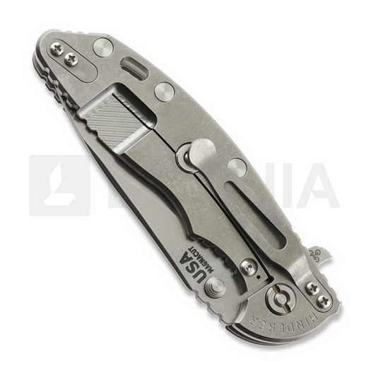 Saliekams nazis Hinderer 3.5 XM-18 Slicer Hollow Grind Magnacut Stonewash Coyote G10