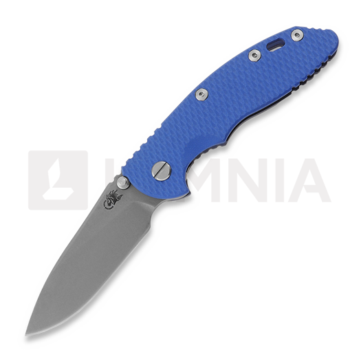 Hinderer 3.5 XM-18 Slicer Non Flipper Tri-Way Battle Blue Blue G10 folding knife