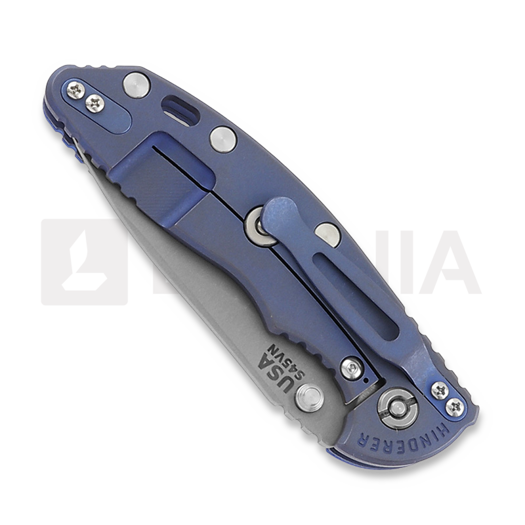 Hinderer 3.5 XM-18 Slicer Non Flipper Tri-Way Battle Blue Blue G10 sulankstomas peilis