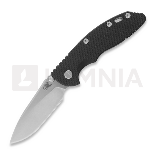 Saliekams nazis Hinderer 3.5 XM-18 Slicer Non Flipper Tri-Way Stonewash Black G10