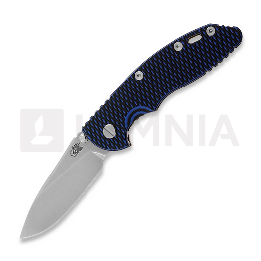 Hinderer 3.5 XM-18 Slicer Non Flipper Tri-Way Stonewash Bronze Blue/Black G10 összecsukható kés