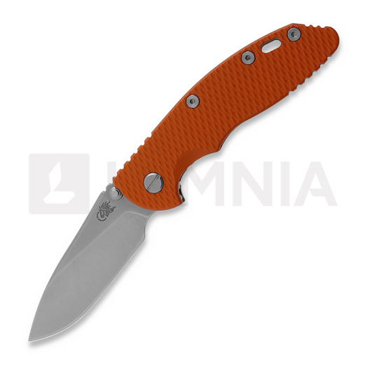 Liigendnuga Hinderer 3.5 XM-18 Slicer Non Flipper Tri-Way Stonewash Bronze Orange G10
