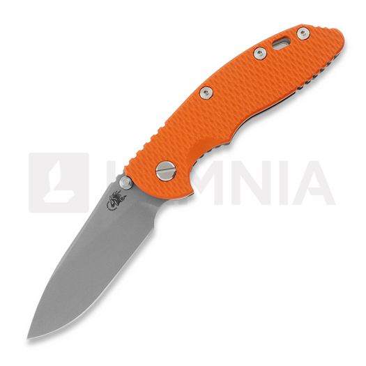 Hinderer 3.5 XM-18 Slicer Non Flipper Tri-Way Working Finish Orange G10 összecsukható kés