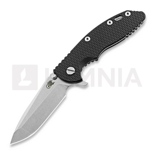 Couteau pliant Hinderer 3.5 XM-18 Spanto, CPM 20CV, Stonewash, noir