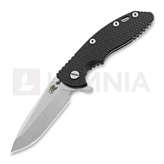 Hinderer 3.5 XM-18 Spanto 折叠刀, CPM 20CV, Stonewash, 黑色