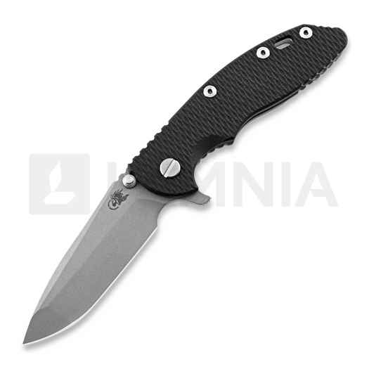 Hinderer 3.5 XM-18 Spanto 접이식 나이프, CPM 20CV, Working Finish, 검정