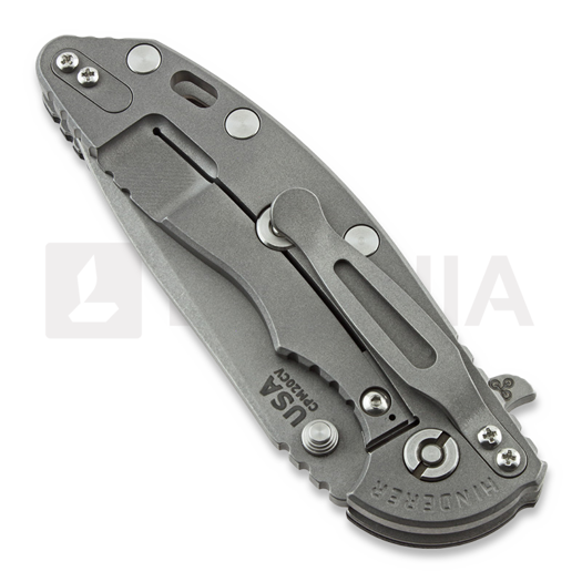 Zavírací nůž Hinderer 3.5 XM-18 Spanto, CPM 20CV, Working Finish, černá