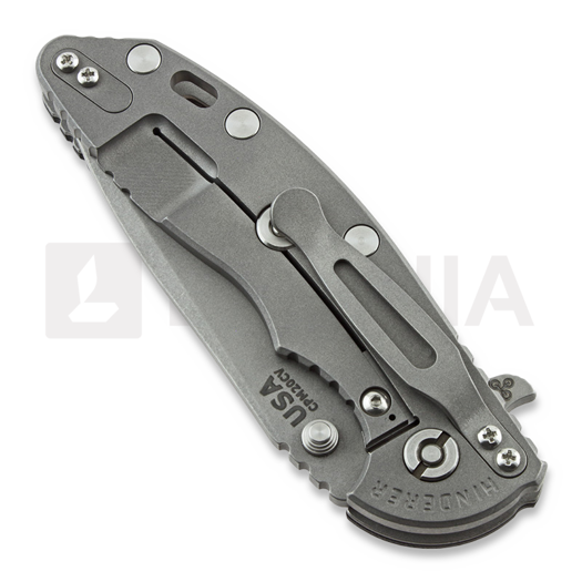Coltello pieghevole Hinderer 3.5 XM-18 Spanto, CPM 20CV, Working Finish, nero