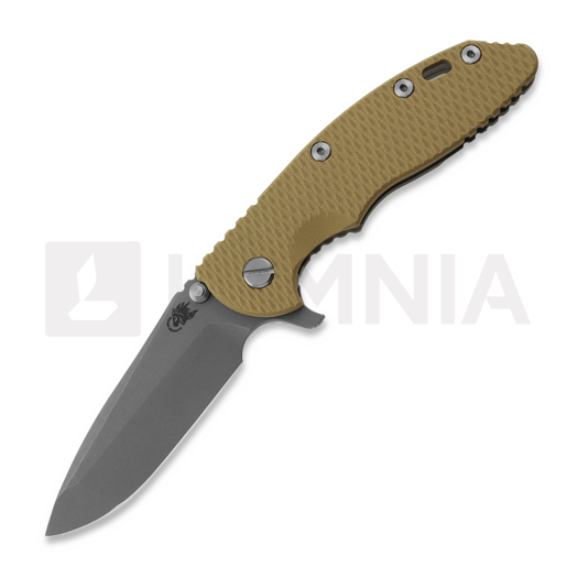 Hinderer 3.5 XM-18 Spanto 折叠刀, CPM 20CV, Working Finish, coyote