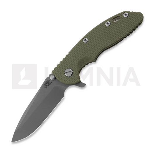 Hinderer 3.5 XM-18 Spanto vouwmes, CPM 20CV, Working Finish, olijfgroen