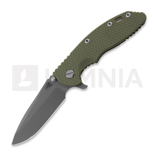 Hinderer 3.5 XM-18 Spanto 접이식 나이프, CPM 20CV, Working Finish, 올리브색