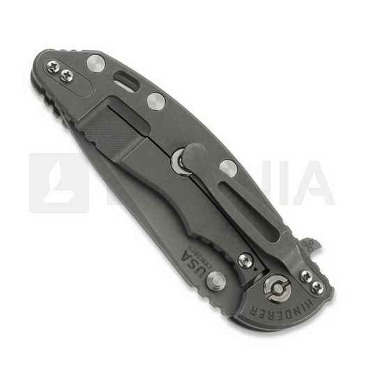 Coltello pieghevole Hinderer 3.5 XM-18 Spanto, CPM 20CV, Working Finish, translucent green