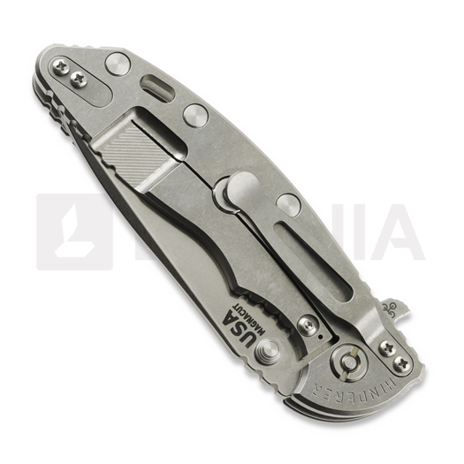 Saliekams nazis Hinderer 3.5 XM-18 Spanto Magnacut Stonewash Black G10