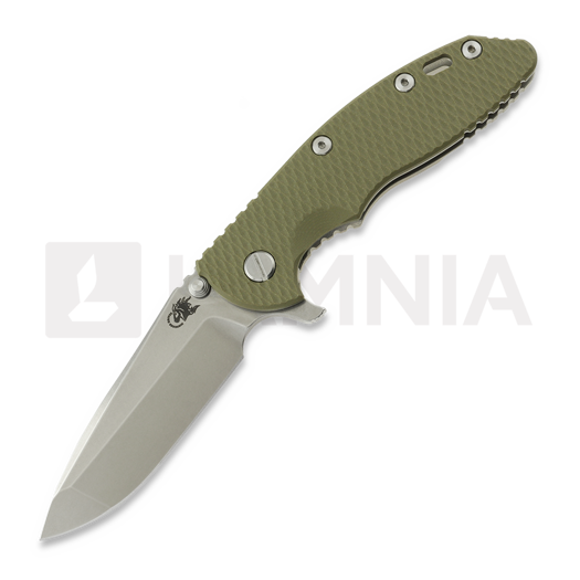 Saliekams nazis Hinderer 3.5 XM-18 Spanto Magnacut Stonewash OD Green G10