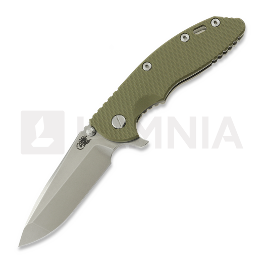 Saliekams nazis Hinderer 3.5 XM-18 Spanto Magnacut Stonewash OD Green G10