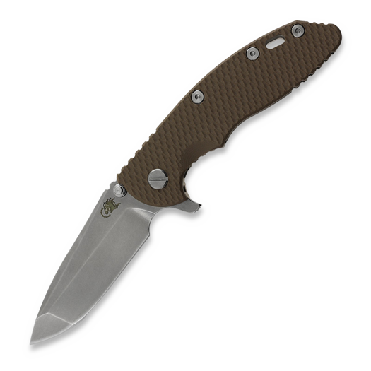 Складний ніж Hinderer 3.5 XM-18 Spanto Tri-Way Stonewash, fde
