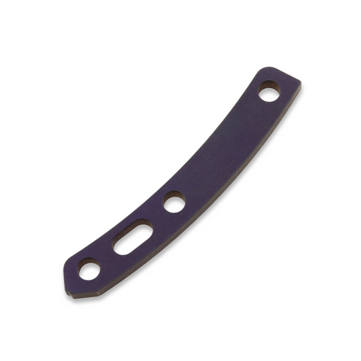 Hinderer 3.5 XM-18 Titanium Backspacer, Battle Purple