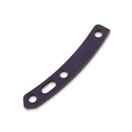 Hinderer 3.5 XM-18 Titanium Backspacer, Battle Purple
