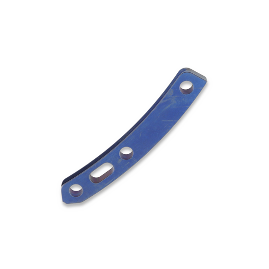 Hinderer 3.5 XM-18 Titanium Backspacer, Stonewash Blue