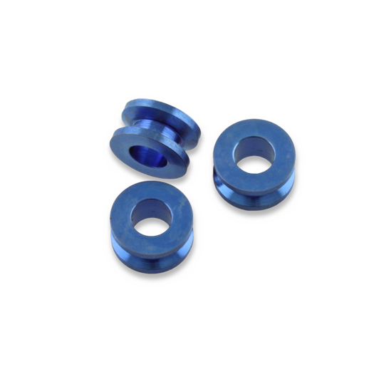Hinderer 3.5 XM-18 Titanium Standoffs Set of 3, blå