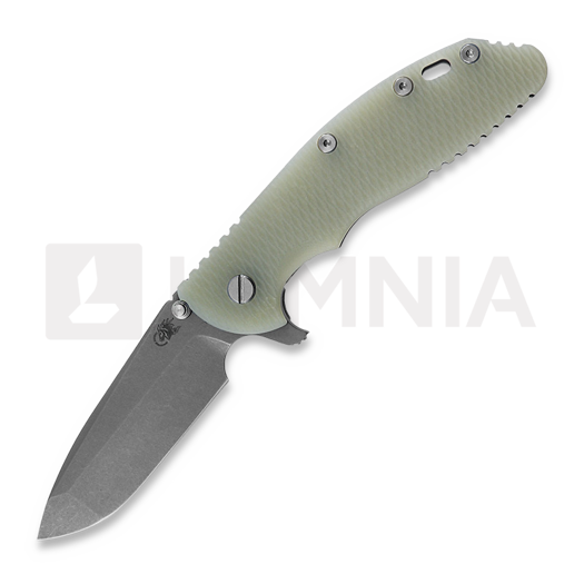 Hinderer 4.0 XM-24 Spanto Tri-Way Battle Bronze Translucent Green G10 접이식 나이프
