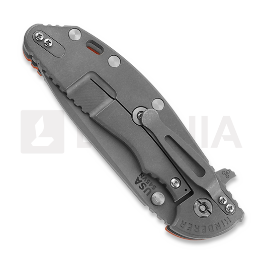Hinderer 4.0 XM-24 Spanto Tri-Way Working Finish Orange G10 folding knife
