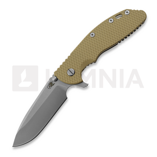 Hinderer 4.0 XM-24 Spear Point Tri-Way Stonewash Coyote G-10 סכין מתקפלת