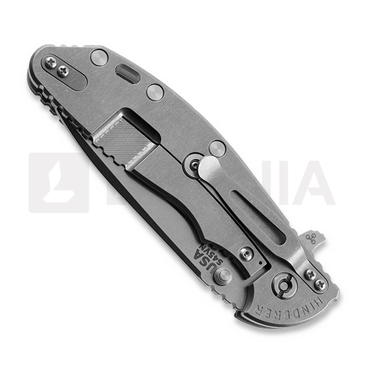 Coltello pieghevole Hinderer 4.0 XM-24 Spear Point Tri-Way Stonewash Red G-10