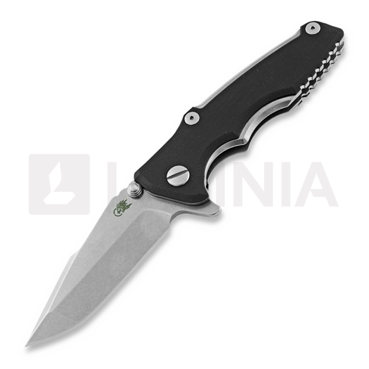 Hinderer Eklipse 3.0 Harpoon Spanto kääntöveitsi, musta