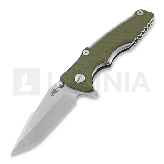 Складний ніж Hinderer Eklipse 3.0 Harpoon Spanto, зелений