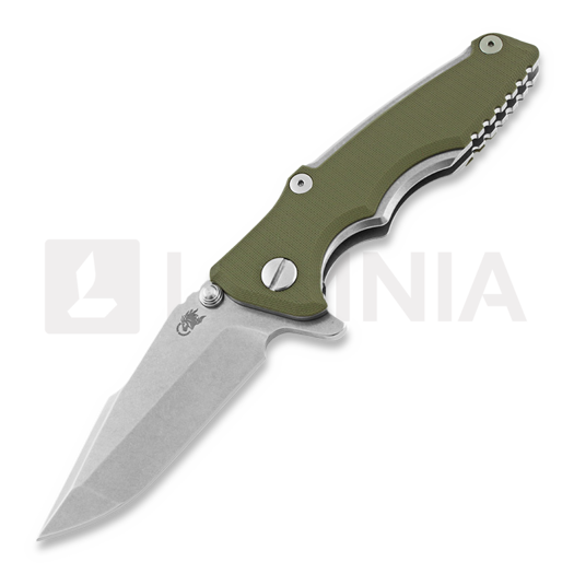Nóż składany Hinderer Eklipse 3.0 Harpoon Spanto, oliwkowa