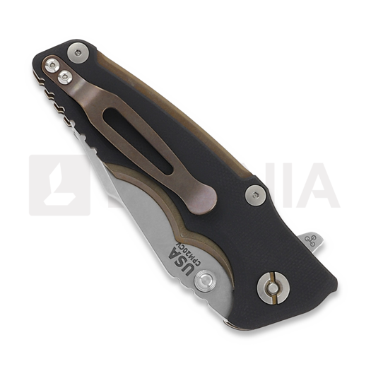 Hinderer Eklipse 3.0" Harpoon Spanto Tri-Way Stonewash Bronze Black G10 sulankstomas peilis