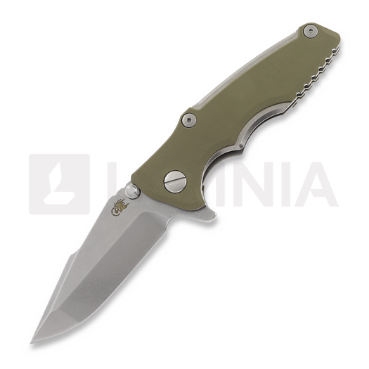 Hinderer Eklipse 3.0" Harpoon Spanto Tri-Way Stonewash OD Green G10 折叠刀