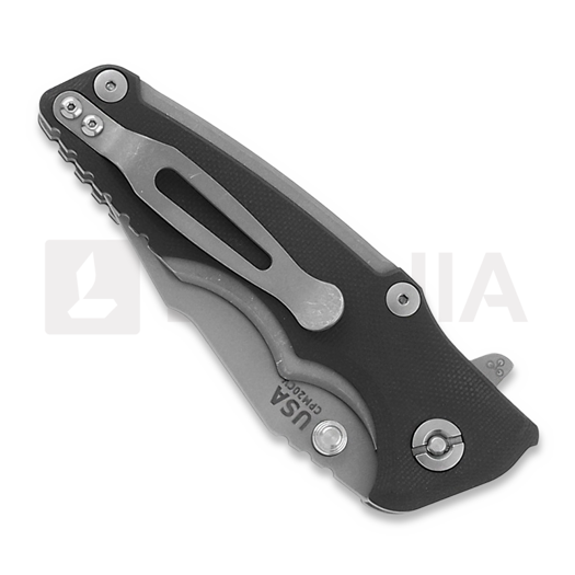 Hinderer Eklipse 3.0" Harpoon Spanto Tri-Way Working Finish Black G10 folding knife