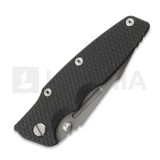 Сгъваем нож Hinderer Eklipse 3.5 Fullered Skinny Harpoon Spanto No Flipper Battle Bronze, black