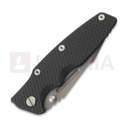 Сгъваем нож Hinderer Eklipse 3.5 Fullered Skinny Harpoon Spanto No Flipper Battle Bronze, black
