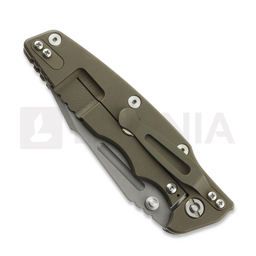 Сгъваем нож Hinderer Eklipse 3.5 Fullered Skinny Harpoon Spanto No Flipper Battle Bronze, black