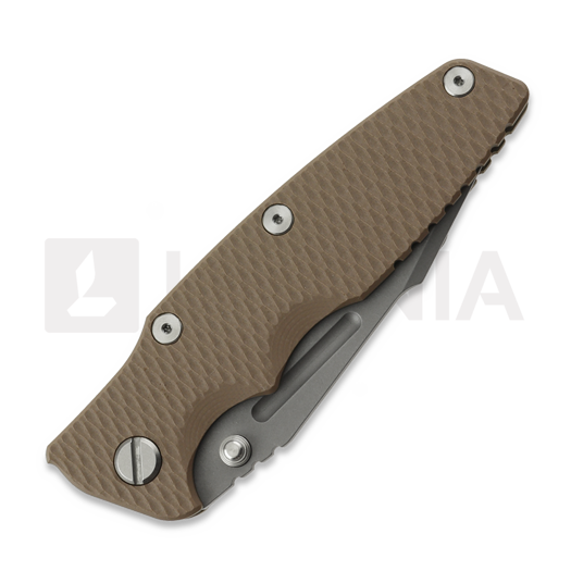 Сгъваем нож Hinderer Eklipse 3.5 Fullered Skinny Harpoon Spanto No Flipper Battle Bronze, coyote