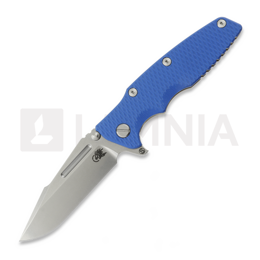 Saliekams nazis Hinderer Eklipse 3.5 Fullered Skinny Harpoon Spearpoint, Stonewash, Blue