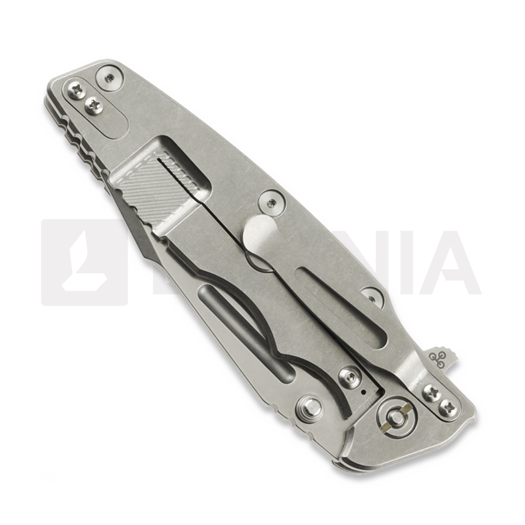 Coltello pieghevole Hinderer Eklipse 3.5 Fullered Skinny Harpoon Spearpoint, Stonewash, FDE