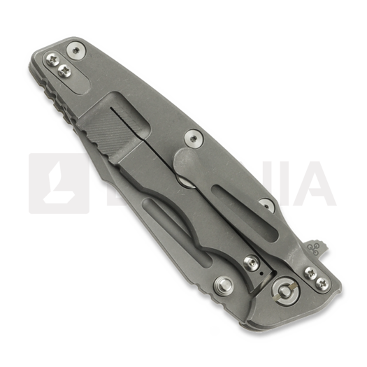 Hinderer Eklipse 3.5 Fullered Skinny Harpoon Spearpoint sulankstomas peilis, Working Finish, Black