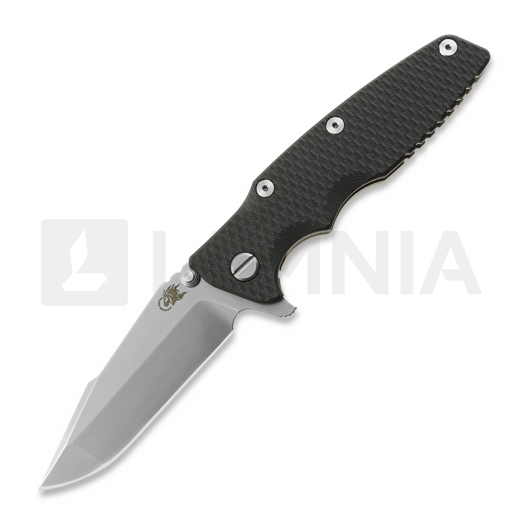 Couteau pliant Hinderer Eklipse 3.5 S45VN Harpoon Spanto Tri-Way Stonewash Black G10