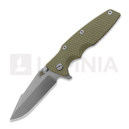 Navaja Hinderer Eklipse 3.5 S45VN Harpoon Spanto Tri-Way Stonewash OD Green G10